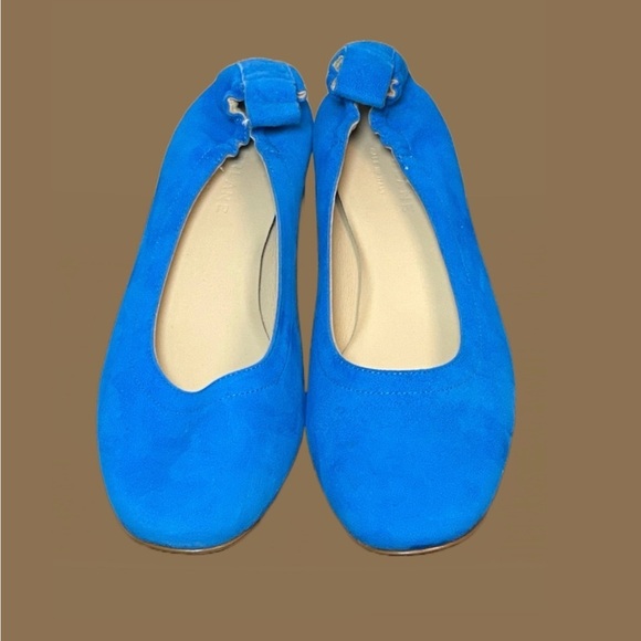 NWOB Everlane The Italian Suede Day Heel in Brilliant Blue, Size 5.5. - Picture 13 of 16